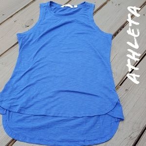 Athleta Blue Sleeveless Tank